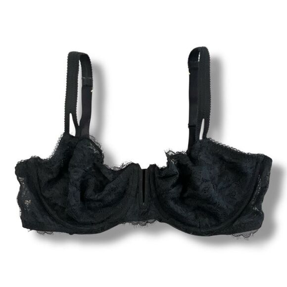 Auden Lace Black Underwire Lightly Lined Bra Size 40D - Picture 3 of 6
